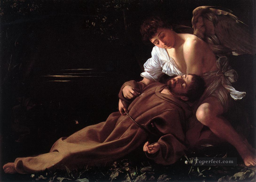 St Francis in Ecstasy Caravaggio Oil Paintings